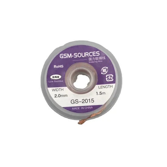 GSMSOURCES Desoldering Wick Solder Wick 1.5m 2.0mm CP-2015 for Mobile Repair