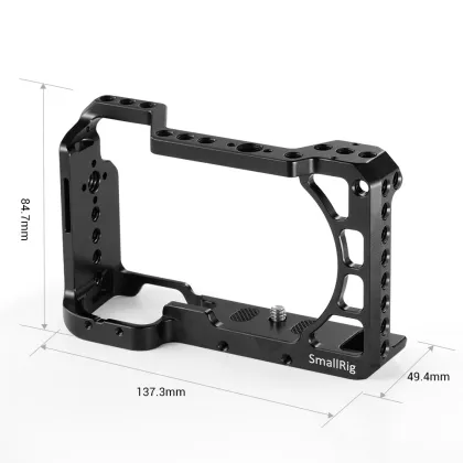 SmallRig A6100 Camera Cage for Sony A6400 Feature with Arri Locating Hole , 1/4 3/8 Thread Holes For Accessories Attachment 2310