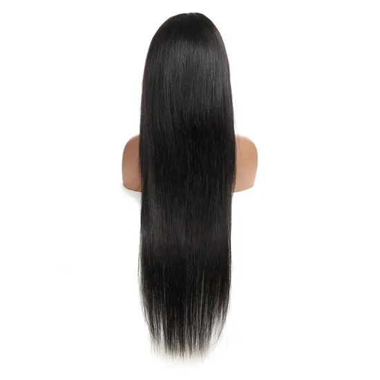30 32 34 36 38 40 50inch HD/transparent lace human hair wig,nature cuticle aligned 13x4 long straight Lace Front Wigs
