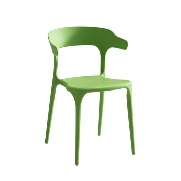 Foshan Integrated Injection Molding Plastic Dining Chairs for Restaurants