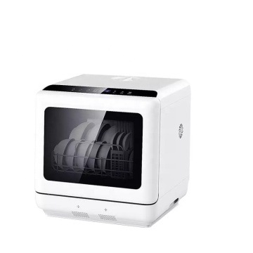 Top Mounted Double Glass Kitchen Mini Portable Dish Washing Machine (4-6 Sets)