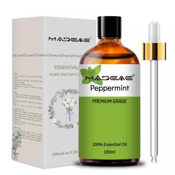 100% Organik Alami Pure Grade Peppermint Peppermint Minyak untuk Aroma