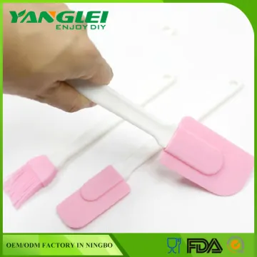 Colorful DIY Cooking Baking Scraper Cake Butter Spatula Butter Mixer Silicone