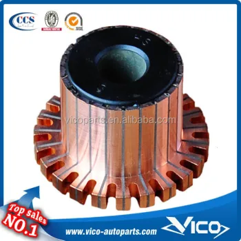 23 Segment Commutator for Starter Armature, OD 33.2mm H 33.2mm ID 13.0mm