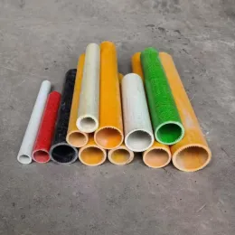 pultruded fiberglass FRP GRP round tube