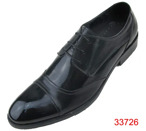 waxed calfskin material men dress shoes