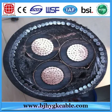 12KV Copper Conductor XLPE Insulation with PVC Outer Sheath Power Cable and line
