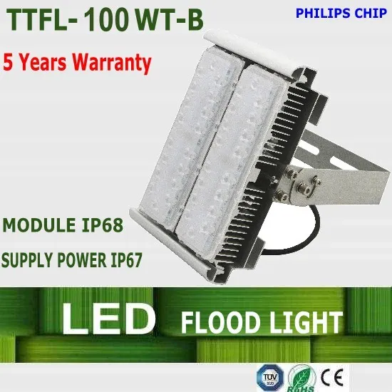 CE SAA NCC CB approved IP68 100w led flood light