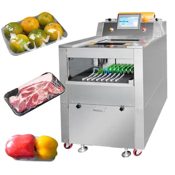 Cling Film Packing Machine for Fresh Meat and Food Trays