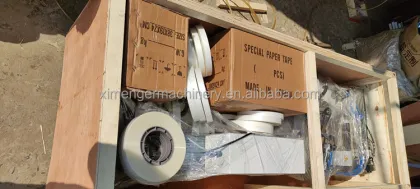 Semi-Automatic Shoe Box Corner Taping Machine