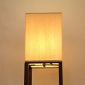 Black storage rack floor lamps