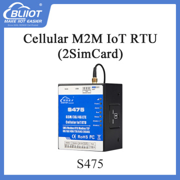 Rugged IoT Remote Terminal Unit S475 RS485 8DI 6AI 4Relay Outputs for Temperature and Humidity Monitoring