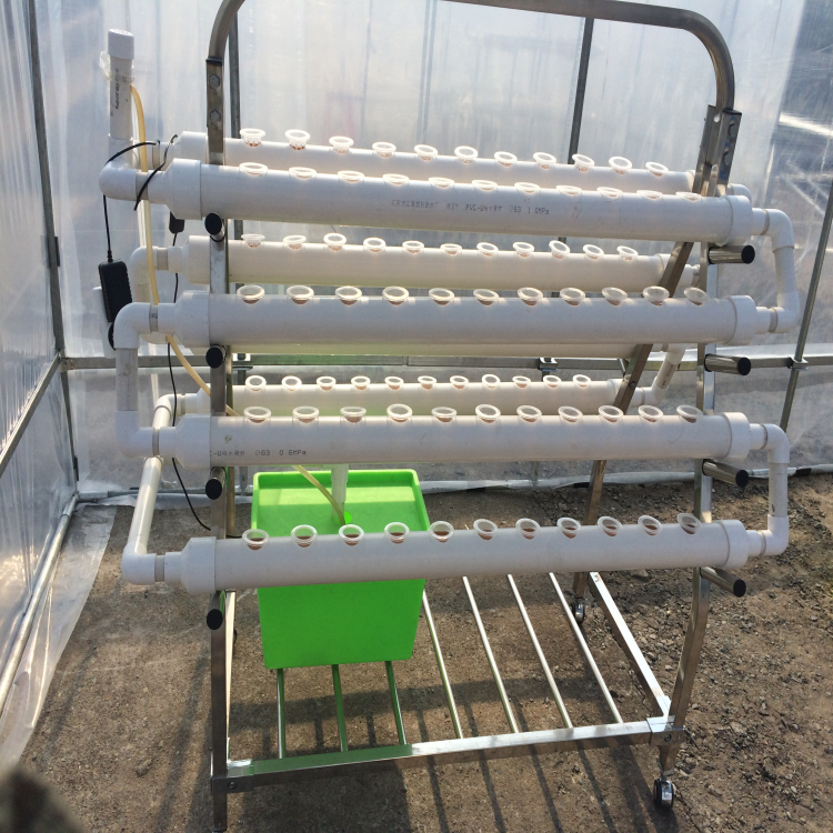 Small NFT Garden Hydroponic System with 72 holes