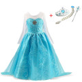 Dress Halloween Girl Costumes For Kids Winter Full Sleeve Clothing Party Dress Up For Cosplay Christmas Princess Costume
