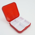 Abnehmbare Schale 4 Grid Pocket Pill Box