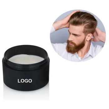 Custom Strong Hold Matte Finish Hops Infused Men's Hair Wax Pomade Jar - Private Label