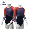 Qızlar Yarışması üçün Moda Style Gimnastika Leotard