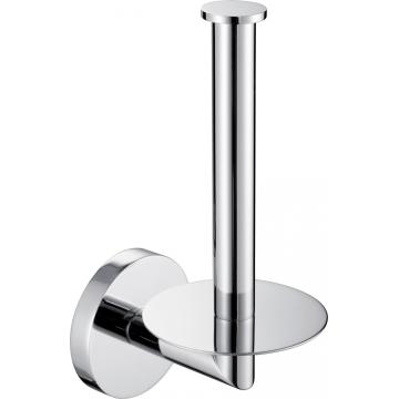 Support de rouleau de papier toilette en chrome en chrome poli