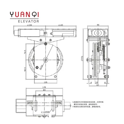 Elevator Speed Limiter OX-187/OX-186/OX-186A - Spare Parts & Governor for Machine Roomless Systems