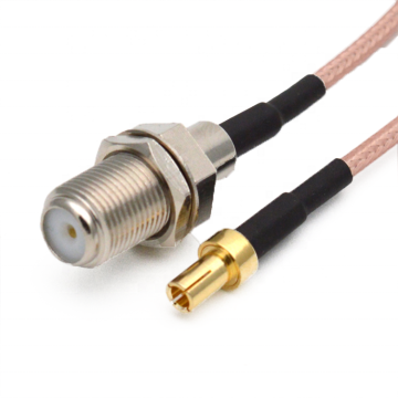 TS9 male to F female connector with RG316