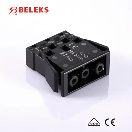 BELEKS 3 Pole Male Pluggable Wire Connector