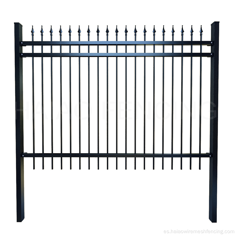 Panel de valores de seguridad de jardín Anti -Climb Steel Fence