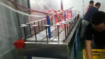 mini macchina per verniciatura a spruzzo di lunghezza 2,2 m