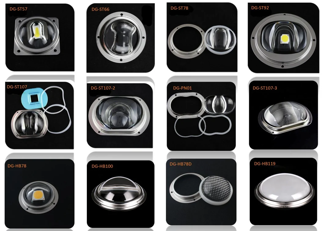 Custom LED Glass Lens for Street Lighting