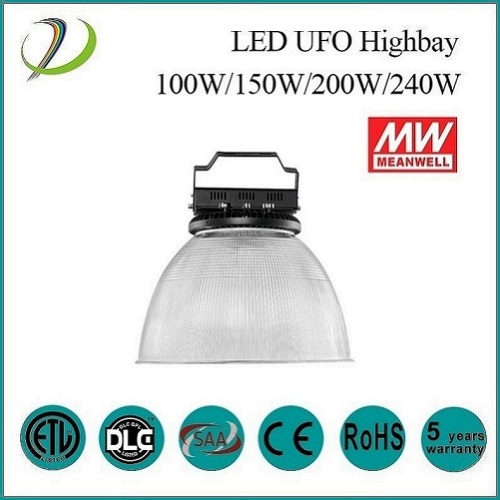 130lm/w ufo led high bay light 200w