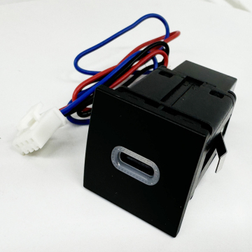 Factory Wholesale Volkswagen Golf 2006-2012 QC3.0 USB Fast Car Charger with Type C Port