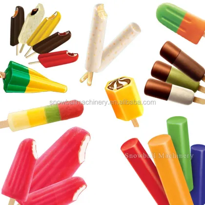 Industrial Automatic Icy Pole Ice Cream Popsicle Making Machine