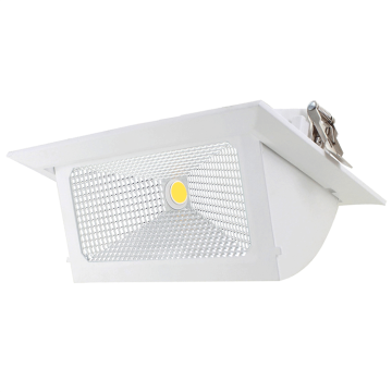 High Power Rectangular LED Downlights with CE RoHS Certification for Commercial Use