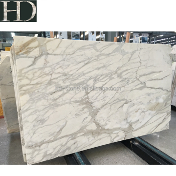 Importierte türkische Bianco Calacatta Marmorplatten für Wände, Böden und Arbeitsplatten