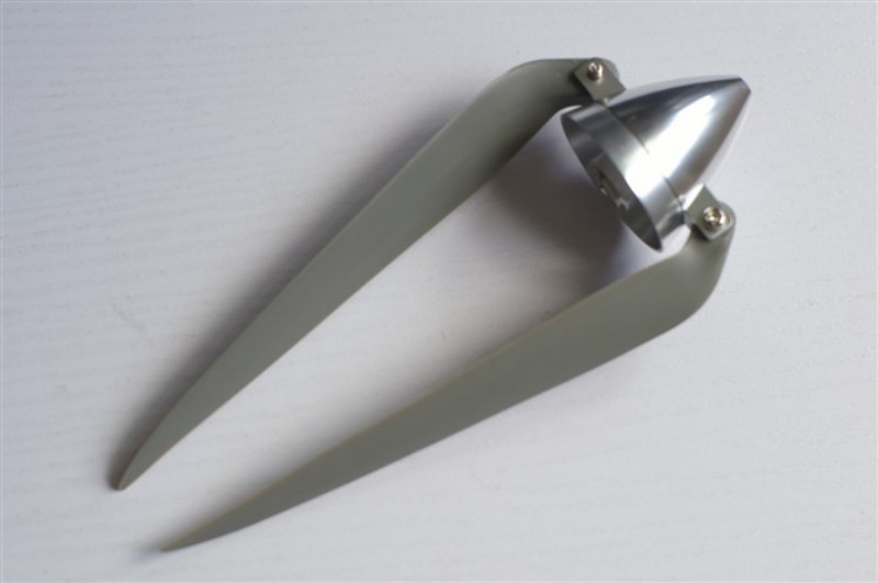Aluminium spinner for folding prop