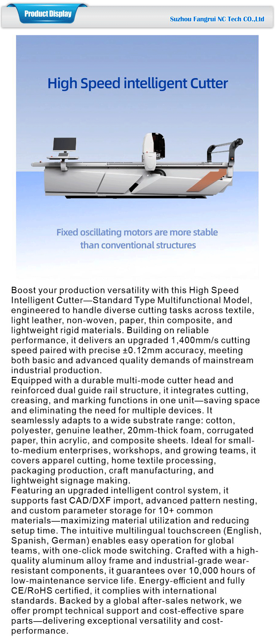 High-speed Cutting Machine -xiangqing1-FR052