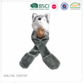 Winter New Europe Long Plush Bear Animal Hat