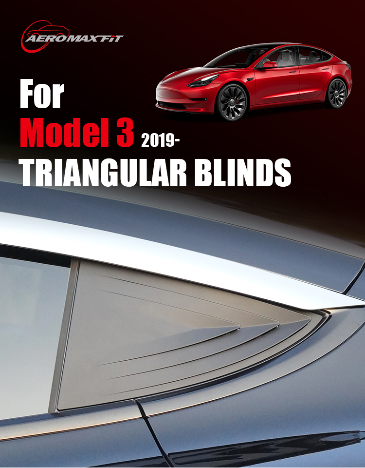 1_01Tesla Model3 triangular blinds