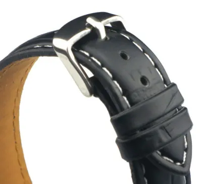 Female Goer Ladies Automatic Watch Leather Band , Big Face Watch