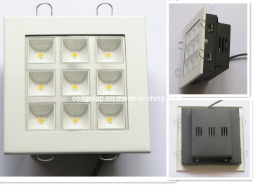 Square Shape High Power LED 9W LED Down Lamp