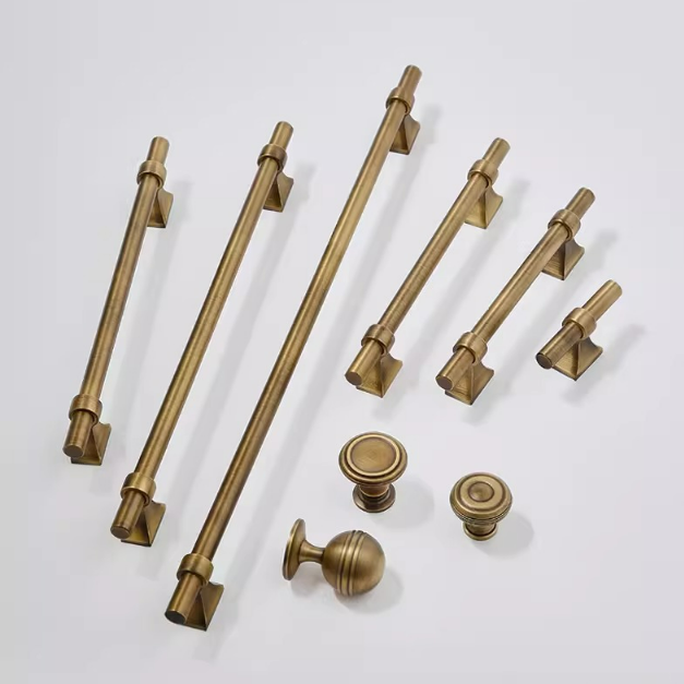 antique brass cabinet pull handles