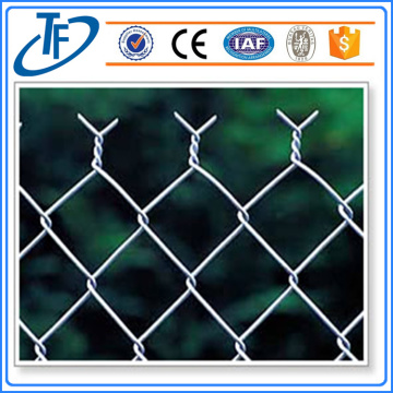 Galvanized chain link fence