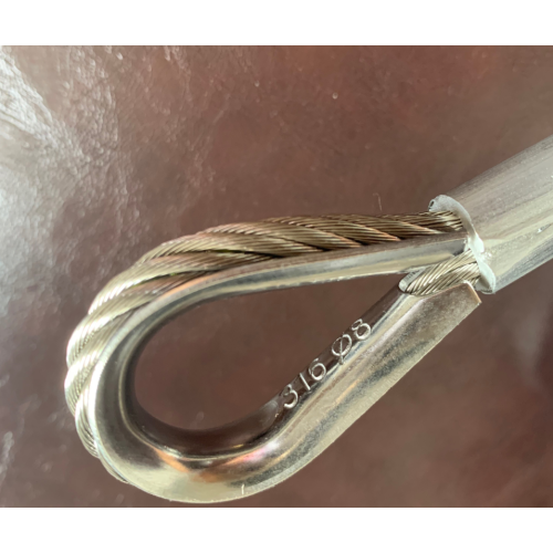 7X7 stainless steel wire rope 1.2mm 316