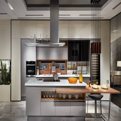 Modern Simple Design Customized Kitchen Cabinets