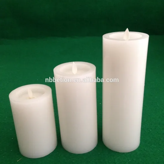 moving flame wick led candle with timer pillar led real wax candle with moving wick flicking moving wick led real wax candle
