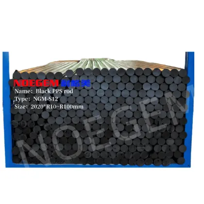 Black PPS plastic Rods