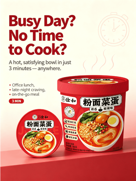 Sour and Spicy Instant Noodles