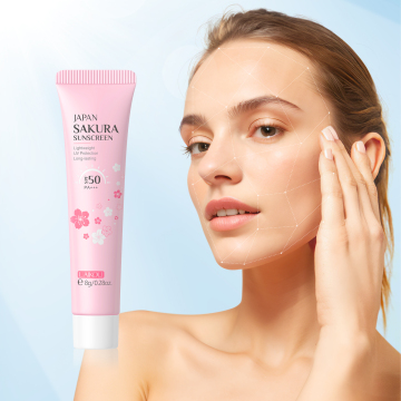 8g LAIKOU Sakura Whitening Sunscreen SPF 50 for Oily Skin