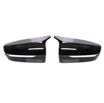 Gloss Black Mirror Covers for BMW 3 Series G20 G28 - M3 Style Side Mirror Caps