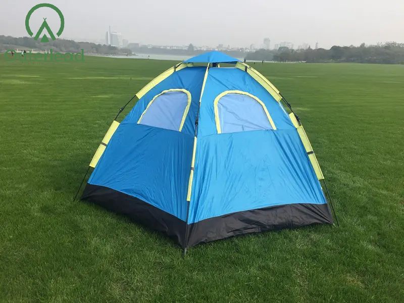 6 Man Hexagon Instant Tent 8 Jpg