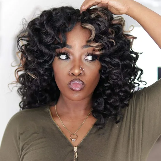 18 Inch Hawaii Curl Hairstyle Ocean Wave Crochet Braid Hair Natural Synthetic Braiding Hair Extensions For Women Hair